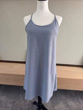 Old Navy Light Blue Mini Slip Dress